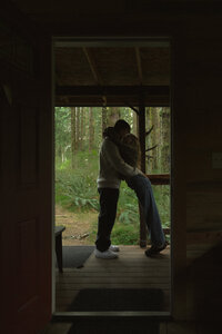 couple on bridge