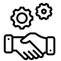 Icon representing resources and training designed to empower sales teams with the tools needed for success in the field.