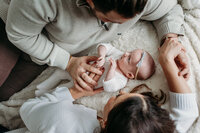 Lifestyle Newborn Photographer in Bartlett, IL serving all of Chicago area