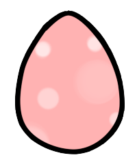 egg-peach-polka-dots