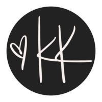 -KK logo white and light pink