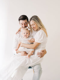 Toddler Smiling during Golden Hour by Austin Newborn Photographer