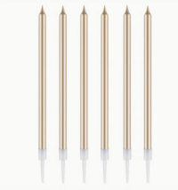 Gold Birthday Candles