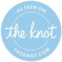 "The Knot" vendor badge. Recognized wedding florist for Maryland's Eastern Shore.
