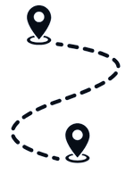 simple image of map starting to finish point