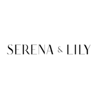 Serena and Lilly logo in black and white
