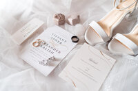 Orlando videographer captures wedding details and rings at Disey