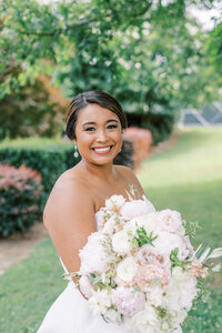 Bride and Groom celebrating the happily ever after