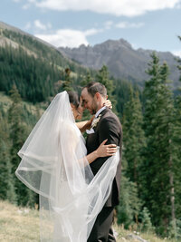 Kayla x Eli. Telluride Wedding by Alp & Isle. First Look-179