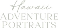 Logo for big island photographer in Kailua-Kona, Hawaii Adventure Portraits