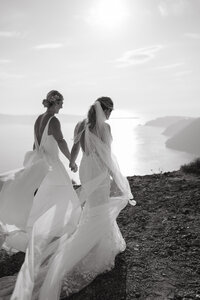 Destination elopement photographer  in Santorini Greece  Joanna Fotopoulou
