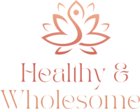Log with text "Healthy & Wholesome"