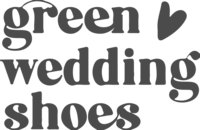 green wedding shoes logo