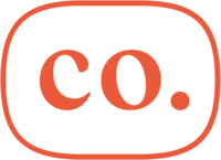 Co.Creative red badge logo