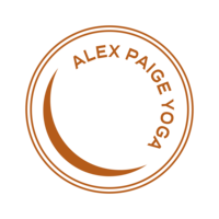 Alex Paige Yoga stamp logo