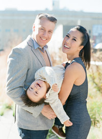 Family session from the High Line Manhattan New York