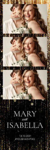 Customizable elegant design for Luxe Photobooth 