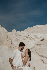 Secret Proposal Adventure at Sarakiniko Beach, Milos