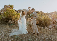 Arizona elopement photographer  | Western bridal session