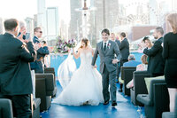 ceremony outside on the boat
