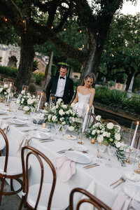 reception reveal by wedding videographer tampa