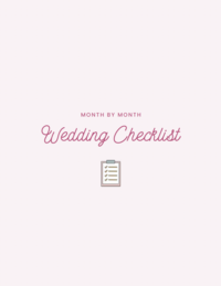Wedding Duo Wedding Checklist