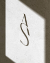 AS monogram logo design