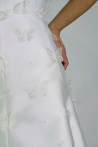 elegant butterfly wedding dress plus size
