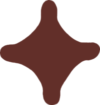 Maroon illustration of star
