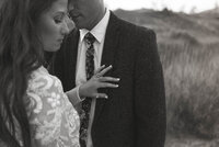 couple in black and white