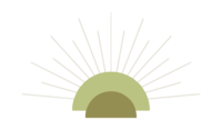 Simple illustration of sun rays