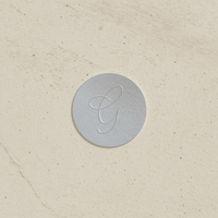 Glo State Brand Mark Embossed on Sticker