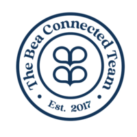 A seal for The Bea Connected Team in navy