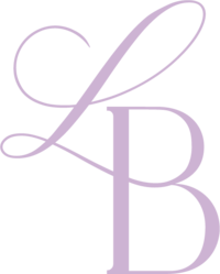 LB logo brandmark for photography business