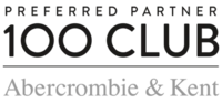 The image features a logo with text that reads "Preferred Partner 100 Club Abercrombie &amp; Kent" in a bold, uppercase font.