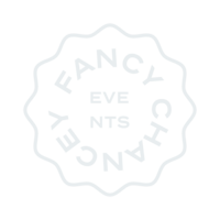 Fancy Chancey stamp logo light blue