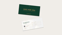 Cadeaubon, flyer, poster, boek, omslag, visitekaartje alkmaar it's a linda brandingstudio
