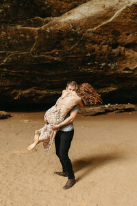 Hocking Hills engagement