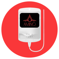 Amino Blend IV therapy at Refined Medical NY in East Setauket, Long Island. Ideal before intense workouts or for recovery, using Amino Blend, B12, B Complex, Calcium, Zinc, Magnesium, Taurine, Glutathione, and L-Carnitine.
