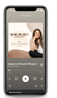 She Busy favorite episode podcast mobile