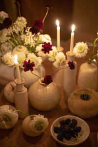 Tablescape and Candles | Nicole Chapman Design