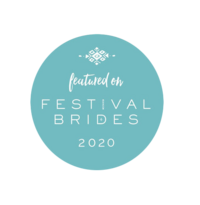 featured on festival brides 2020 logo