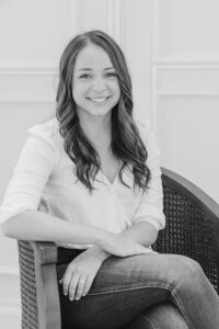 Professional portrait of Sara, the client concierge for Natalie Jayne Photography, providing high-end support throughout the wedding photography experience