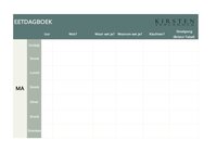 Eetdagboek invulformulier