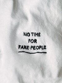 No Time for Fake People Tee - Clic