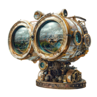 Steampunk Googles  Element in Steampunk Star Showit Template Representing  Searching