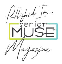 senior muse magazine published in badge