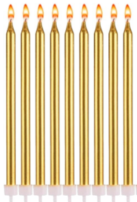 Gold candles