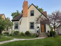 Tudor revival home exterior in Twin Cities