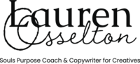 Logo for Lauren Osselton, coach for creatives and copywriter